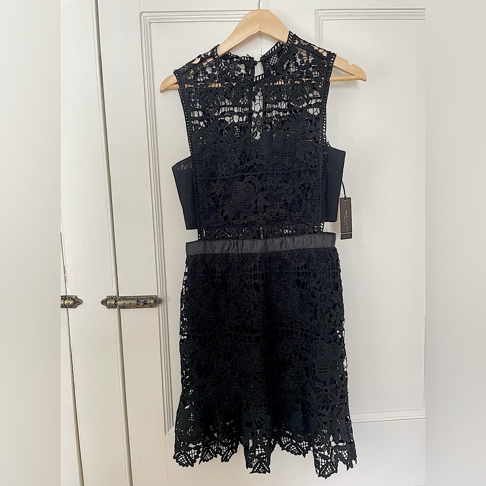 Romeo + Juliet Black Lace Cut Out Dress